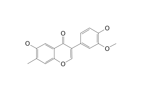 4',6-DIHYDROXY-3'-METHOXY-7-METHYL-ISOFLAVONE