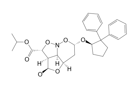 #46;BETA-ISOMER;(-)-(2R,2AS,4AR,6S,7BR)-6-[(1R)-(2-DIPHENYLCYCLOPENTYL)-OXY]-3-HYDROXYOCTAHYDRO-1,4,7-TRIOXA-7A-AZABICYCLOPENT-[CD]-INDENE-2-CARBOXYLIC-ACID-1-