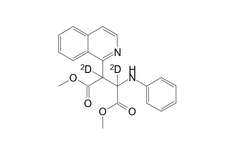 [2H2]-Dimethyl 2-Anilino-3-(isoquinolin-1-yl)succinate