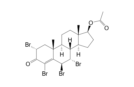 2-ALPHA,4,6-BETA,7-ALPHA-TETRABROMO-17-BETA-ACETOXYANDROST-4-EN-3-ONE