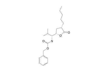 (3S,5S,1'S)-5-[1-(BENZYLOXYCARBONYLAMINO)-2-METHYLPROPYL]-3-PENTYLTETRAHYDROFURAN-2-ONE