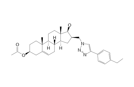 3-BETA-ACETOXY-16-BETA-[4-(4-ETHYLPHENYL)-1H-1,2,3-TRIAZOL-1-YLMETHYL]-ANDROST-5-EN-17-BETA-OL