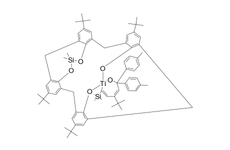 (DMSC)-TI-[OC(PARA-MEC6H4)2C4-TERT.-BUTYL(SIME3)H2]