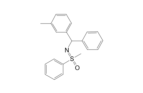 N-[(3-Methylphenyl)(phenyl)methyl]-S,S-methylphenylsulfoximine