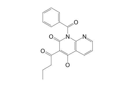 1-BENZOYL-3-BUTANOYL-4-HYDROXY-1,8-NAPHTHYRIDIN-2-ONE