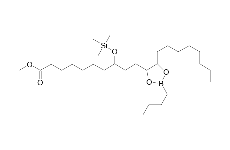 Methyl 11,12-butylborondioxy-8-(trimethylsiloxy)eicosanote