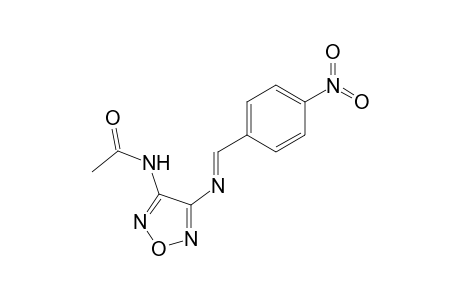 Acetamide, N-[4-(4-nitrobenzylidenamino)-3-furazanyl]-