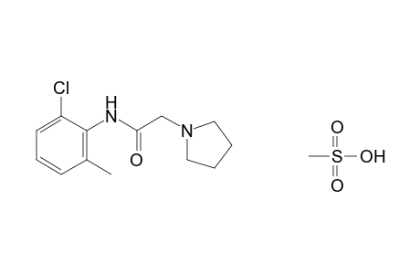 6'-chloro-1-pyrrolidineaceto-o-toluidide, methanesulfonate(1:1)