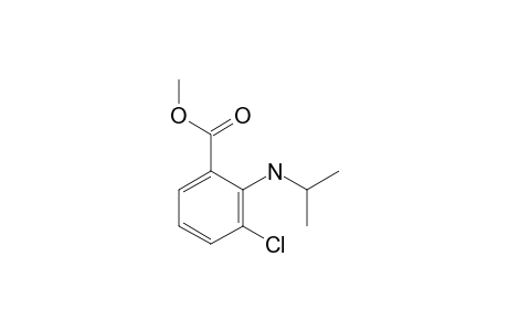 methyl 3-chloro-2-(propan-2-ylamino)benzoate