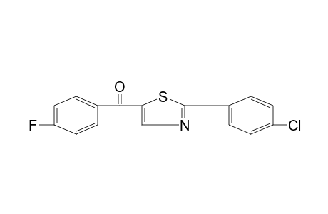 2-(p-CHLOROPHENYL)-5-THIAZOLYL p-FLUOROPHENYL KETONE