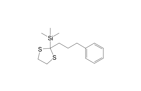 2-(Trimethylsilyl)-2-(3'-phenylpropyl)-1,3-dithiacyclopentane