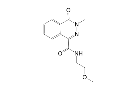 N-(2-methoxyethyl)-3-methyl-4-oxo-3,4-dihydro-1-phthalazinecarboxamide