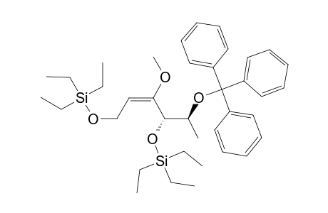 (2E,4S,5S)-3-METHOXY-1,4-BIS-(TRIETHYLSILOXY)-5-TRITYLOXY-HEX-2-ENE