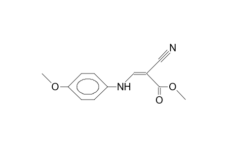 3Z-(4-Methoxy-anilino)-2-cyano-propenoic acid, methyl ester