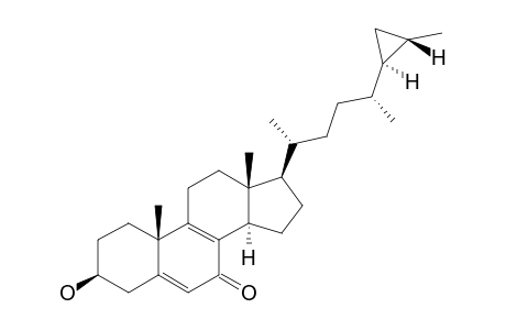 TOPSENTISTEROL_D1;(24-R,25-R,27-R)-3-BETA-HYDROXY-26,27-CYCLO-24,27-DIMETHYLCHOLESTA-5,8-DIEN-7-ONE