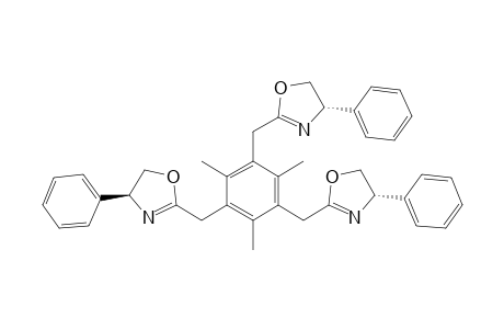 1,3,5-Tris[(4(S)-phenyl-2-oxazolinyl)methyl]-2,4,6-trimethylbenzene