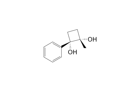 1-Methyl-2-(phenyl)cyclobutane-cis-1,2-diol