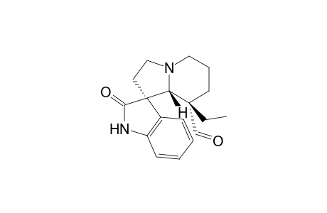 [1'R-(1'.alpha.,8'.alpha.,8a'.beta.)]-8'-ethyl-1,2,2',3',6',7',8',8a'-octahydro-2-oxospiro[3H-indole-3,1'(5'H)-indolizine]-8'-carboxaldehyde