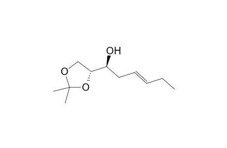 (1S)-1-(2',2'-Dimethyl-1',3'-dioxolan-4'-yl)hex-3-en-1-ol