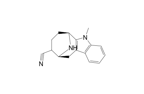 9-Cyano-5-methyl-6,7,8,9,10,11-hexahydro-5H-6,10-iminocycloocta[b]indole