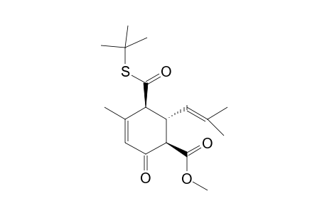 (1R,5S,6R)-5-(tert-butylthio)carbonyl-2-keto-4-methyl-6-(2-methylprop-1-enyl)cyclohex-3-ene-1-carboxylic acid methyl ester