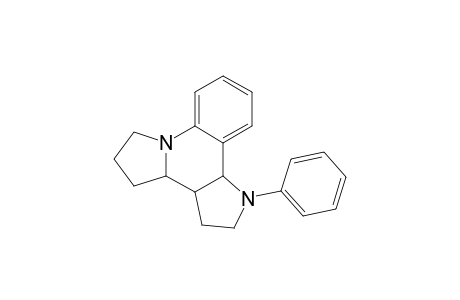 1-PHENYL-2,3,3A,3B,4,5,6,11B-OCTAHYDRO-1H-DIPYRROLO-[1,2-A:3',2'-C]-QUINOLINE;MAJOR