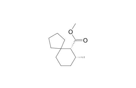 rel-(6R,7R)-7-methylspiro[4.5]decane-6-carboxylic acid methyl ester