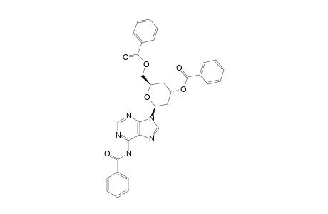 9-(3,6-DI-O-BENZOYL-2,4-DIDEOXY-BETA-D-ERYTHRO-HEXO-PYRANOSYL)-N-BENZOYL-ADENINE