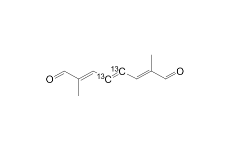 (4,5-(C-13))-2,7-DIMETHYLOCTA-2,4,6-TRIENE-1,8-DIAL