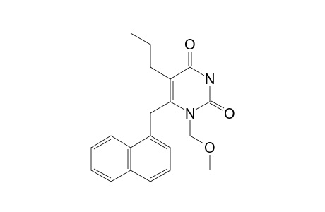 1-METHOXYMETHYL-5-N-PROPYL-6-(1-NAPHTHYLMETHYL)-URACIL