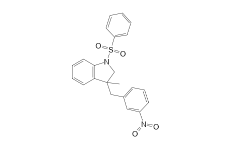 N-Phenylsulfonyl-3-(3'-nitrobenzyl)-3-methylindoline