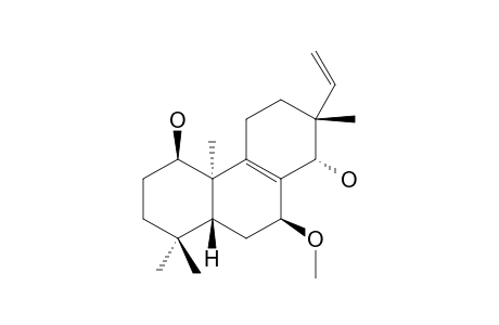 PEDINOPHYLLOL_H;7-O-NETHYLPEDINOPHYLLOL_G;7-BETA-METHOXY-1-BETA,14-ALPHA-DIHYDROXY-ENT-PIMARA-8,15-DIENE