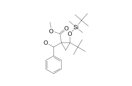 Methyl-2-tert.-butyl-2-(tert.-butyldimethylsiloxy)-1-(hydroxyphenylmethyl)-cyclopropanecarboxylate