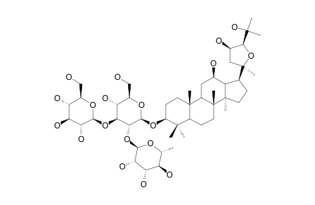 NEOALSOSIDE-A5;#13;20S,24S-EPOXY-3-BETA,12-BETA,23S,25-TETRAHYDROXY-DAMMARANE-3-O-[ALPHA-L-GLUCOPYRANOSYL-(1->3)]-[ALPHA-L-RHAMNOPYRANOSYL-(1->2)-GLUCOPYRANOSY