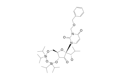 3-N-BENZYLOXYMETHYL-1-[(1S)-1-ISOPROPYL-4,6-O-(1,1,3,3-TETRAISOPROPYLDISILOXANE-1,3-DIYL)-BETA-D-ERYTHRO-2,3-HEXODIULOFURANOSYL]-URACIL