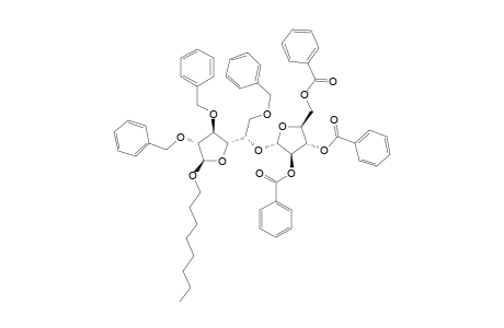 OCTYL-2,3,6-TRI-O-BENZYL-5-(2,3,5-TRI-O-BENZOYL-ALPHA-D-ARABINOFURANOSYL)-BETA-D-GALACTOFURANOSIDE