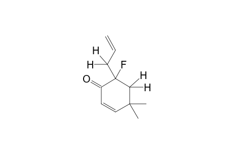 6-FLUORO-4,4-DIMETHYL-6-(PROP-2-ENYL)-CYCLOHEX-2-EN-ONE