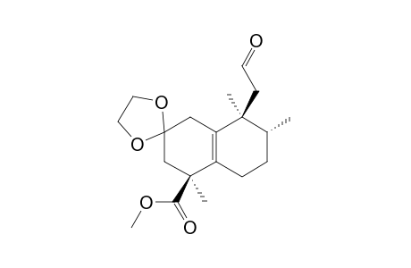 METHYL-2-ETHYLENEDIOXY-12-OXO-13,14,15,16-TETRANOR-ENT-HALIM-5(10)-EN-18-OATE