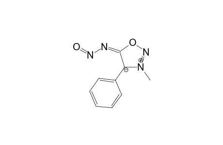 3-Methyl-4-phenyl-N-nitroso-5-sydnone-imine