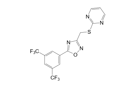 5-(alpha,alpha,alpha,alpha',alpha',alpha'-HEXAFLUORO-3,5-XYLYL)-3-{[(2-PYRIMIDINYL)THIO]METHYL}-1,2,4-OXADIAZOLE