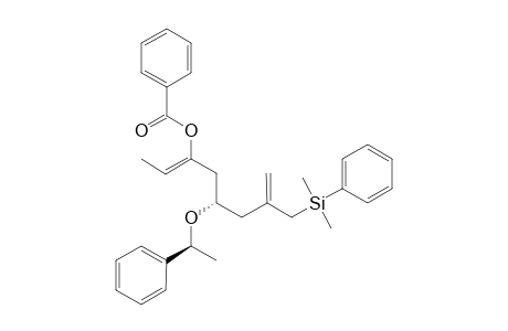 (+)-(1Z,1'R,3R)-7-[(DIMETHYL-(PHENYL)-SILYL)-METHYL]-5-(1'-PHENYLETHOXY)-OCTA-2,7-DIEN-3-YL-BENZOATE