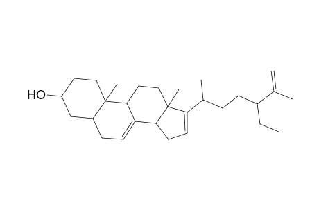 Stigmasta-7,16,25-trien-3-ol, (3.beta.,5.alpha.)-