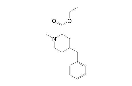 4-BENZYL-2-ETHOXYCARBONYL-1-METHYL-PIPERIDINE