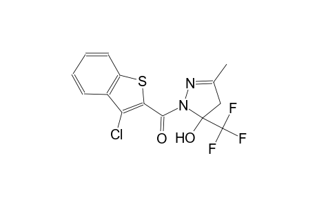 1-[(3-chloro-1-benzothien-2-yl)carbonyl]-3-methyl-5-(trifluoromethyl)-4,5-dihydro-1H-pyrazol-5-ol