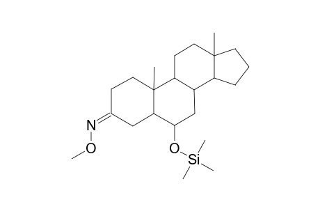 5.ALPHA.-ANDROSTAN-6.ALPHA.-OL-3-ONE(3-O-METHYLOXIME-6.ALPHA.-TRIMETHYLSILYL ETHER)