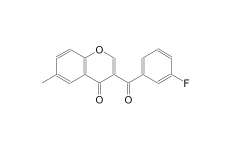 3-(3-fluorobenzoyl)-6-methyl-4H-chromen-4-one