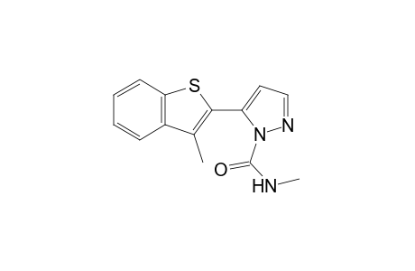 N-methyl-5-(3-methylbenzo[b]thien-2-yl)pyrazole-1-carboxamide