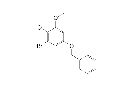 4-BENZYLOXY-2-BROMO-6-METHOXYPHENOL