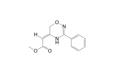 (Z)-3-phenyl-4H-1,2,4-oxadiazine-delta5(6H), alpha-acetic acid, methyl ester