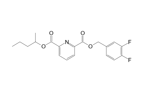 2,6-Pyridinedicarboxylic acid, 3,4-difluorobenzyl pent-2-yl ester